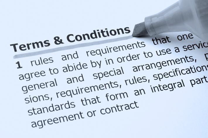 Terms and Conditions для кроссбордер сайтов